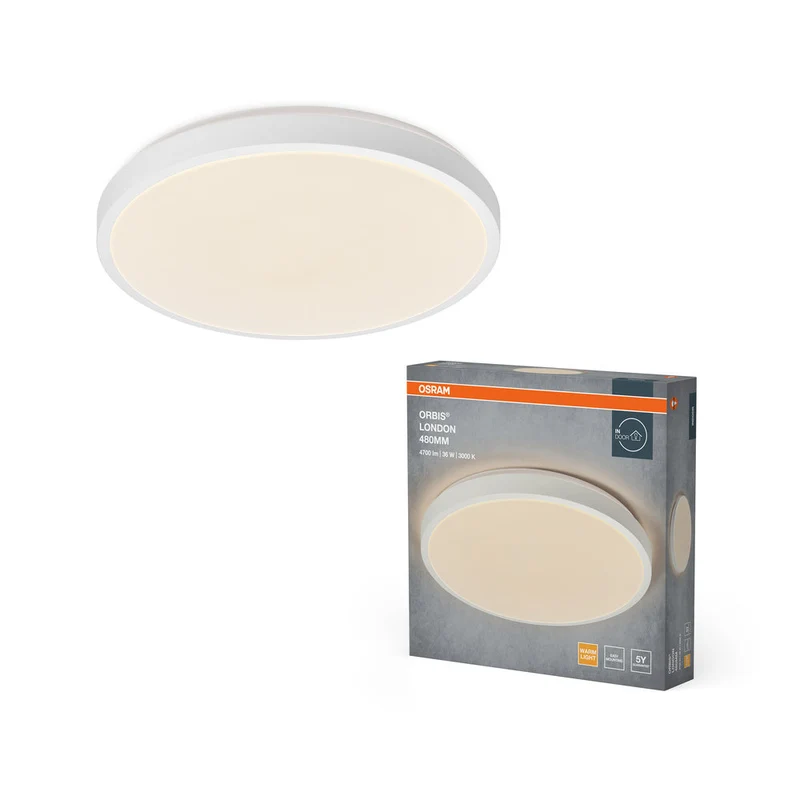 OSRAM ORBIS LONDON lampada da soffitto, bianca, 36W, 4150lm