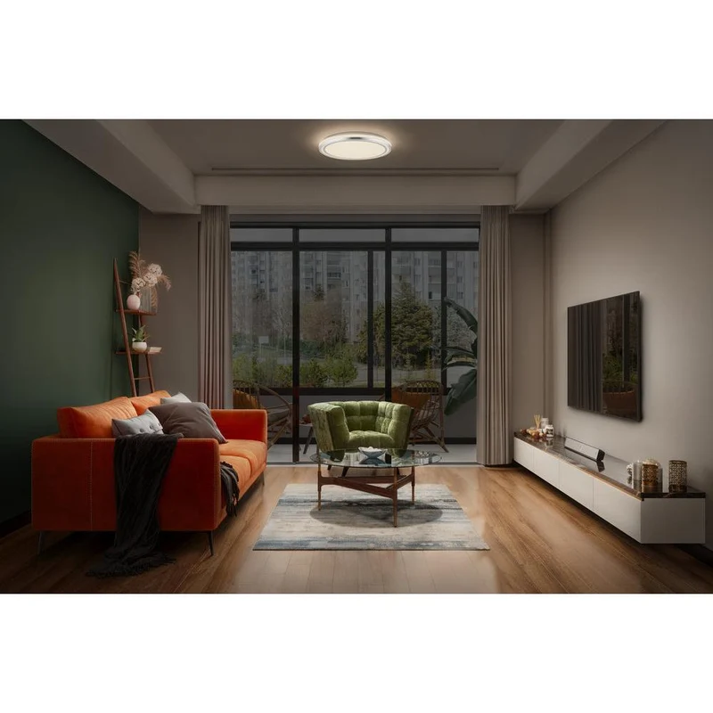OSRAM ORBIS Helman lampada da soffitto 16W 1100lm bianco/argento