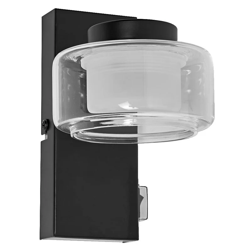OSRAM ORBIS Fiamma Applique da bagno 5.5W Click CCT IP44 nero