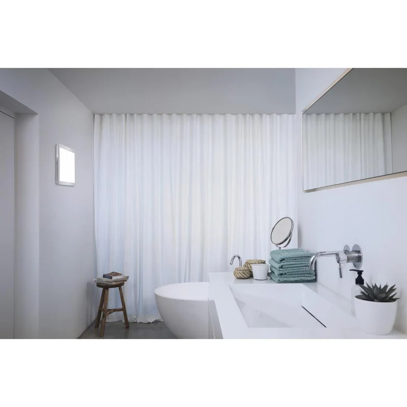 OSRAM ORBIS Disc lampada da soffitto per bagno 30x30cm 22W IP44 cromo