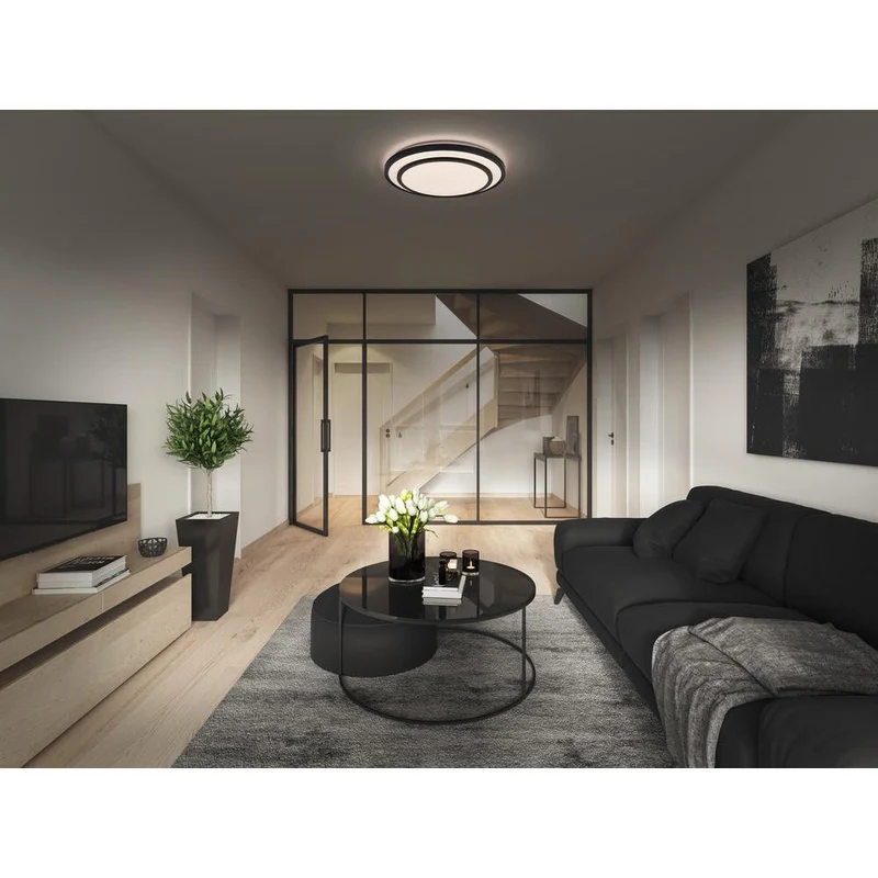 OSRAM ORBIS BERLIN lampada da soffitto, nero, 24W, 2700lm
