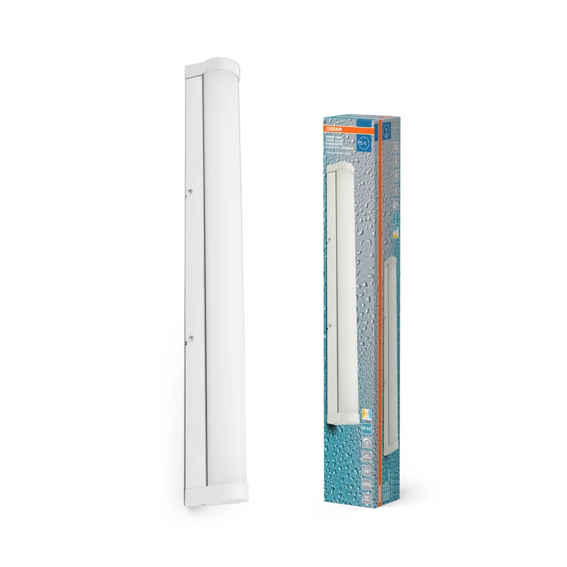 OSRAM ORBIS Tubo Specchio da bagno/Applique da parete Vetro satinato 12W 60cm bianco