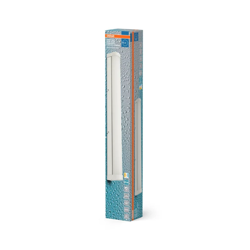 OSRAM ORBIS Tubo Specchio da bagno/Applique da parete Vetro satinato 12W 60cm bianco