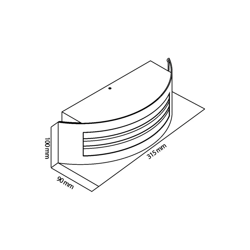 Applique da esterno E27 S101-A