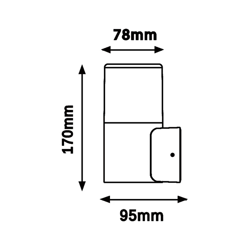 Applique da esterno E27 529WA-B170-G