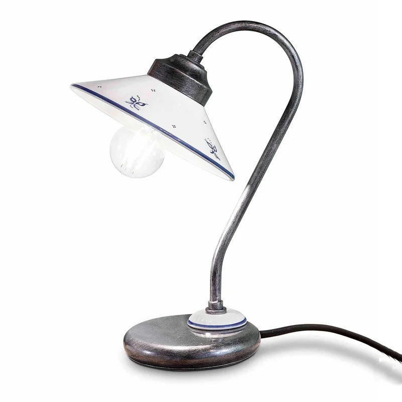 Asti - Lampe à poser en céramique, style éclectique