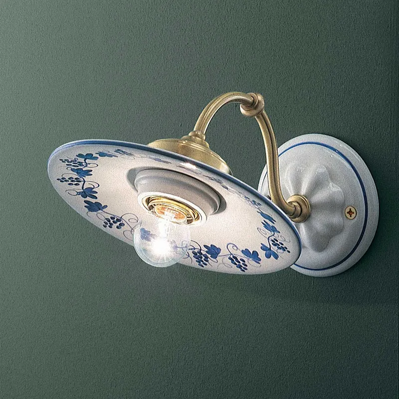 Asti - Applique murale en céramique, style shabby chic