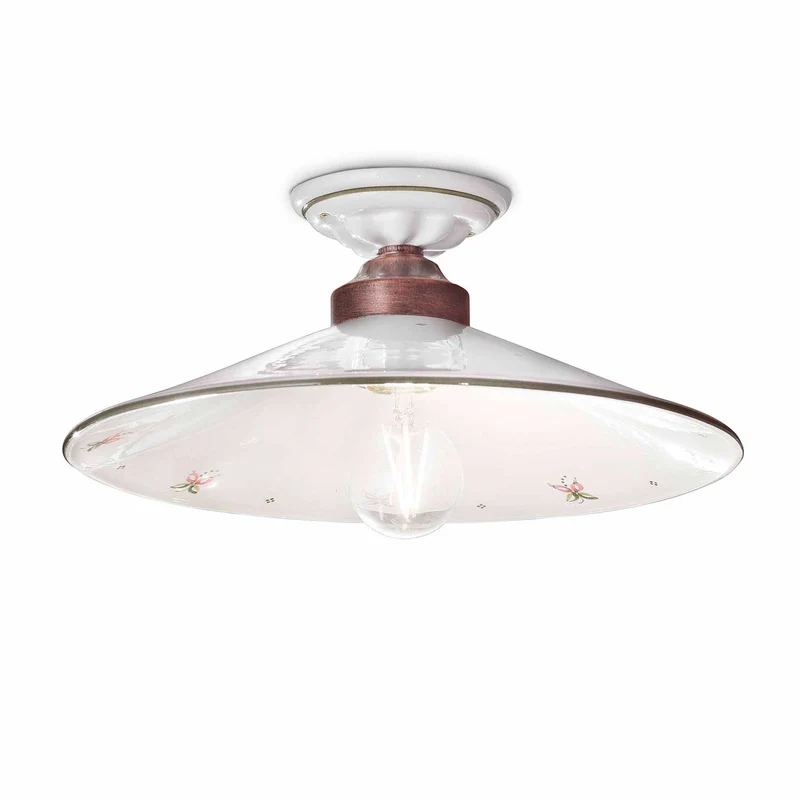Asti - Plafonnier en céramique, style shabby chic