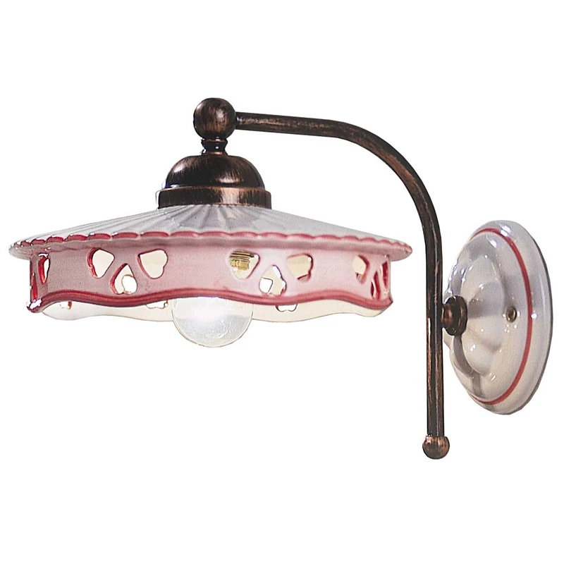 Alessandria - Applique murale en céramique, style shabby chic