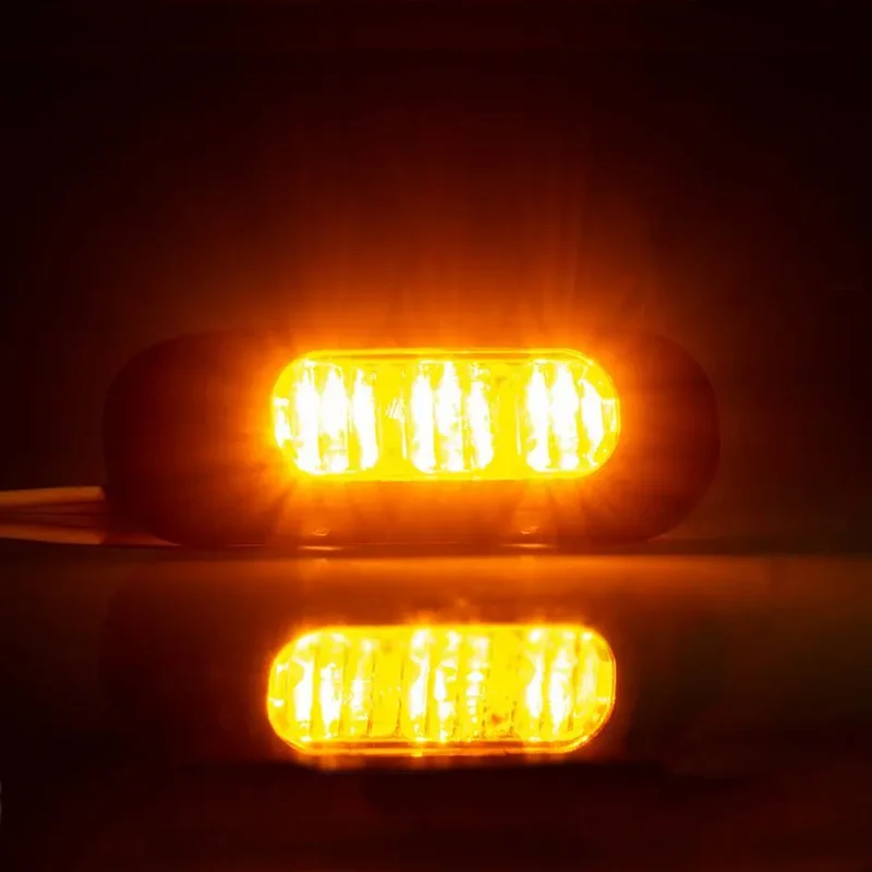 Luce stroboscopica di segnalazione pericolo compatta Fristom/ambra