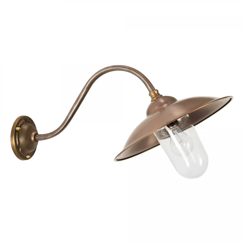Casa Padrino Jugendstil Hofleuchte 35 x 58 x H. 35 cm - Bronze - Nostalgische Wetterfeste Außenleuchte
