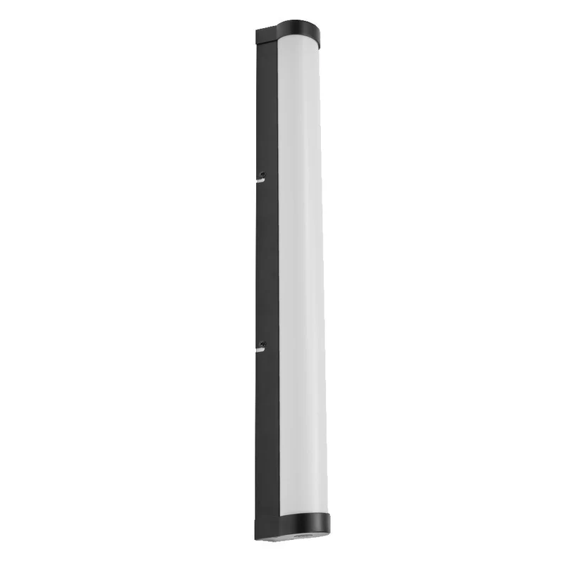 OSRAM ORBIS Tubo Specchio da bagno / Applique da parete Vetro satinato 12W 60cm nero