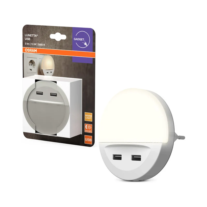OSRAM LUNETTA® LED USB luce notturna bianca 13W