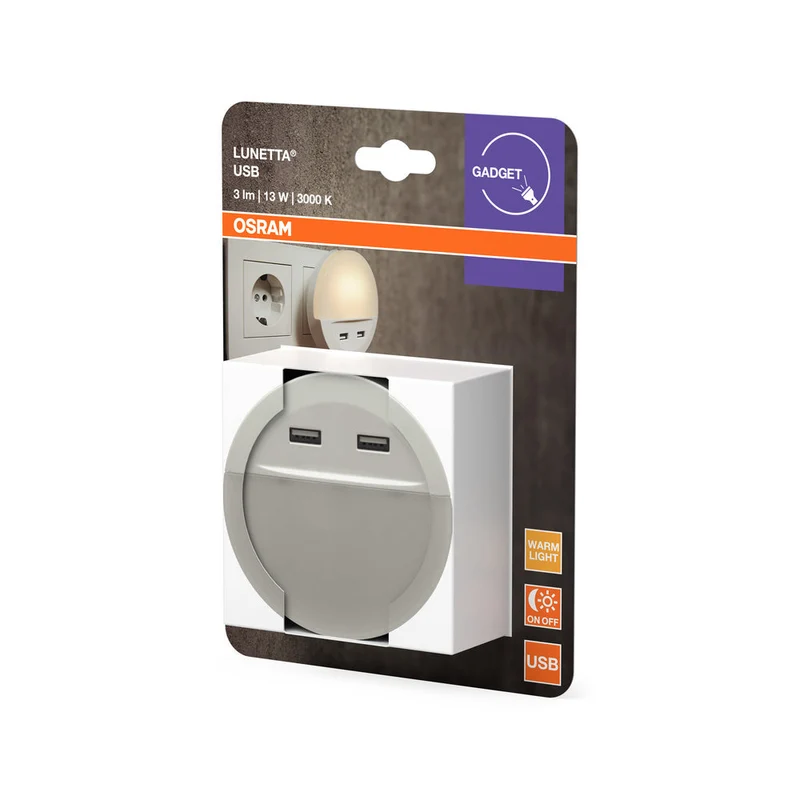 OSRAM LUNETTA® LED USB luce notturna bianca 13W