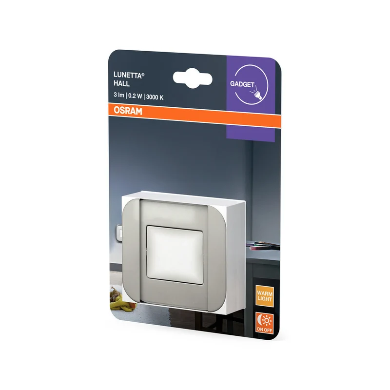 OSRAM LUNETTA® Luce Notturna Hall Bianca, 3lm, 0.2W, 3000K