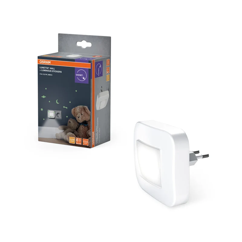 OSRAM LUNETTA® Luce notturna da presa con sensore Hall e funzione di inclinazione