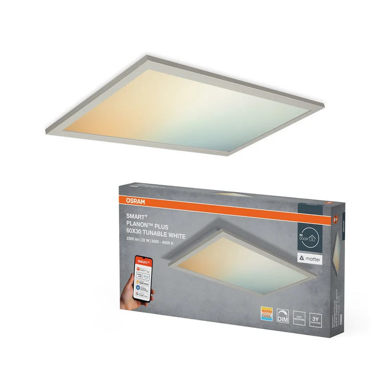 OSRAM Matter SMART+ PLANON PLUS Pannello LED Regolabile Bianco 600X300