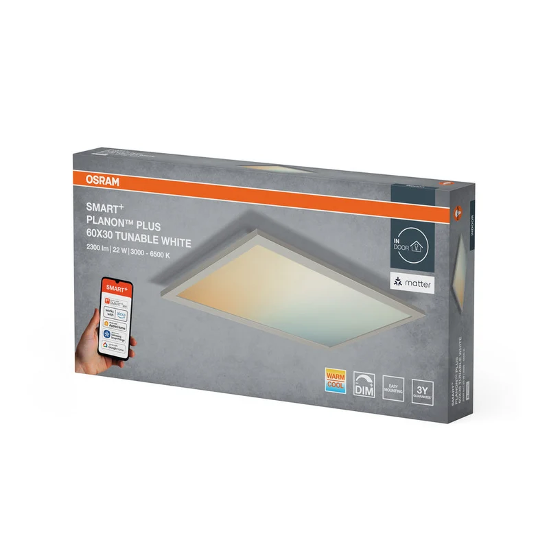 OSRAM Matter SMART+ PLANON PLUS Pannello LED Regolabile Bianco 600X300