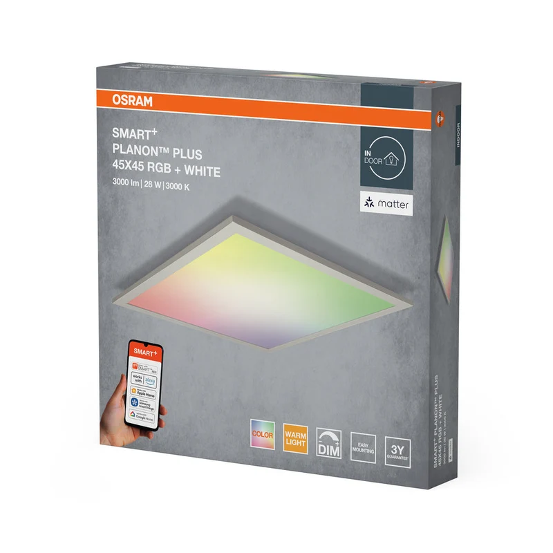 OSRAM Matter SMART+ PLANON PLUS Pannello LED multicolore 450X450