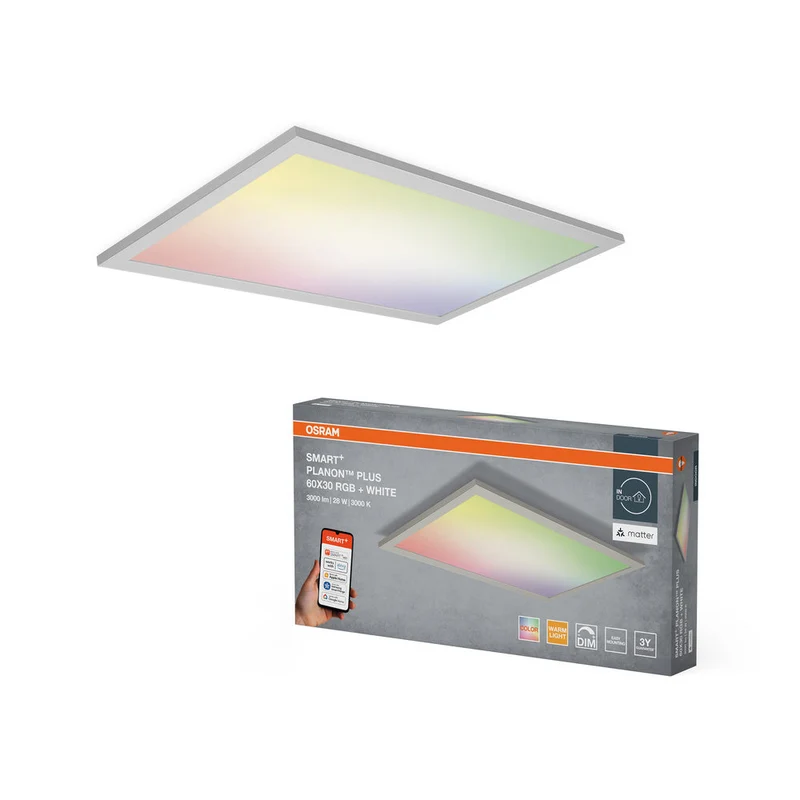 OSRAM Matter SMART+ PLANON PLUS Pannello LED multicolore 600X300