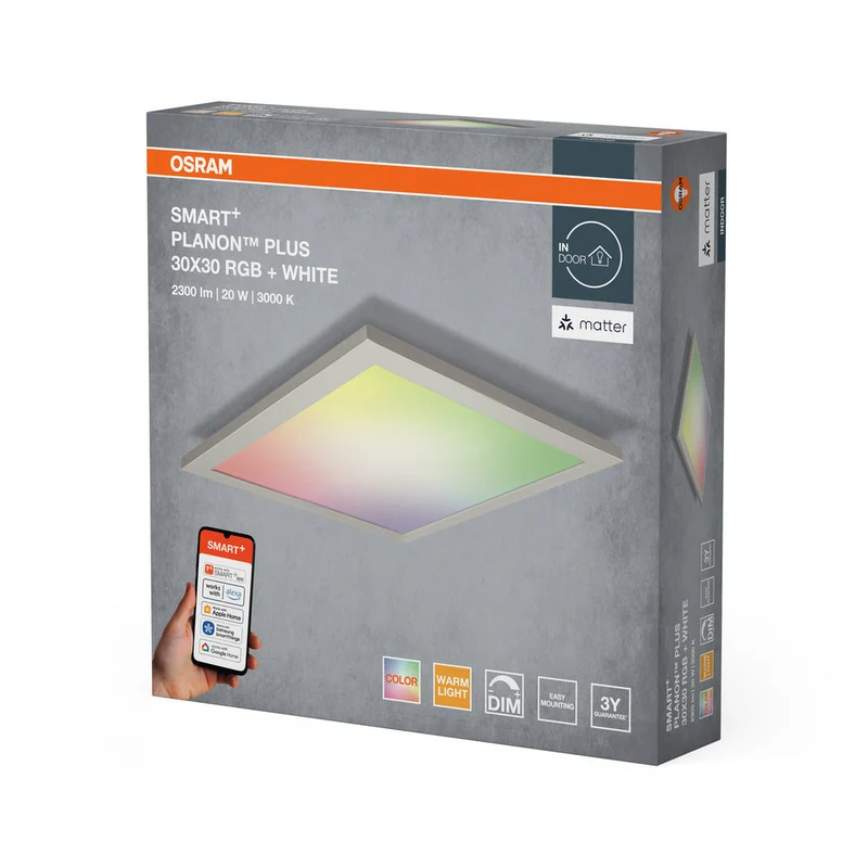 OSRAM Matter SMART+ PLANON PLUS Pannello LED multicolore 300X300 20W