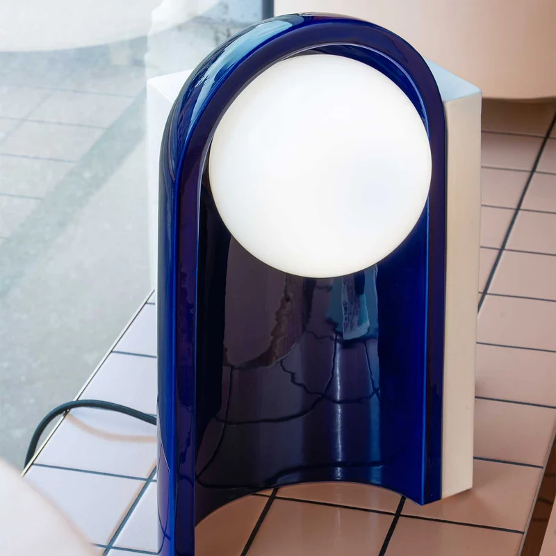 Cléo - Lampe à poser en céramique, style éclectique, H 42 cm