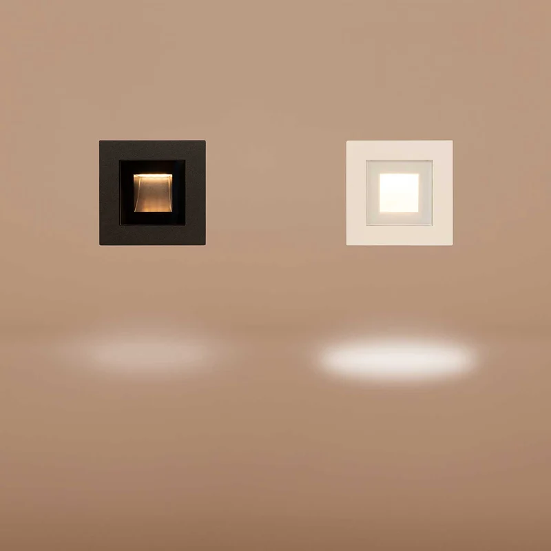 Click - Spot LED en aluminium et verre, style contemporain