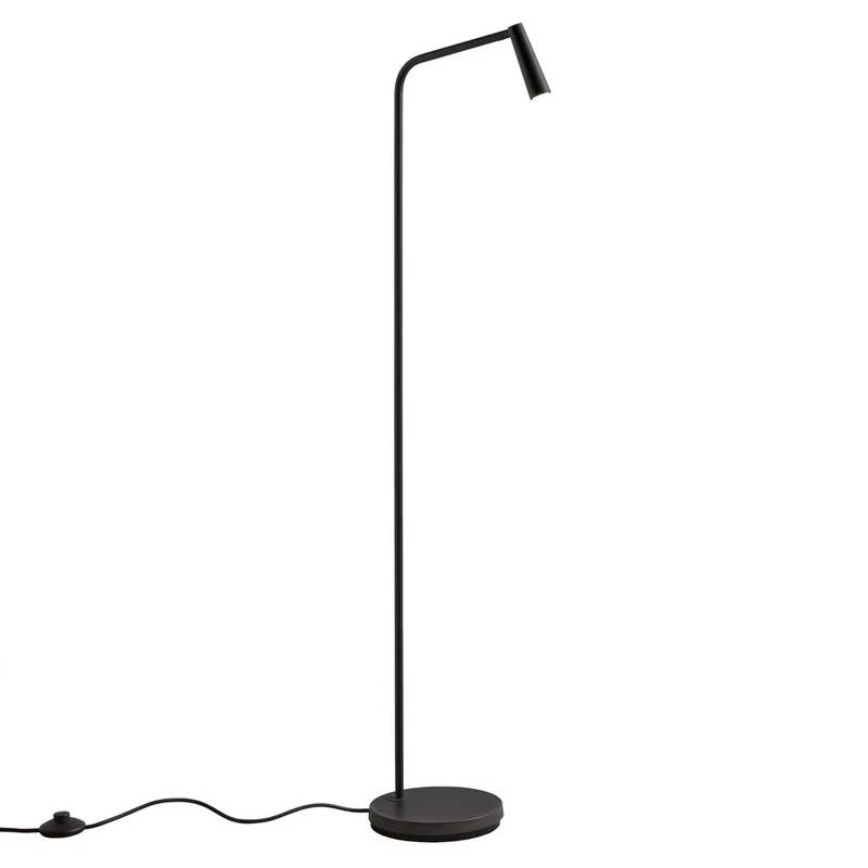 Gamma - Lampadaire LED en acier et aluminium, style minimaliste