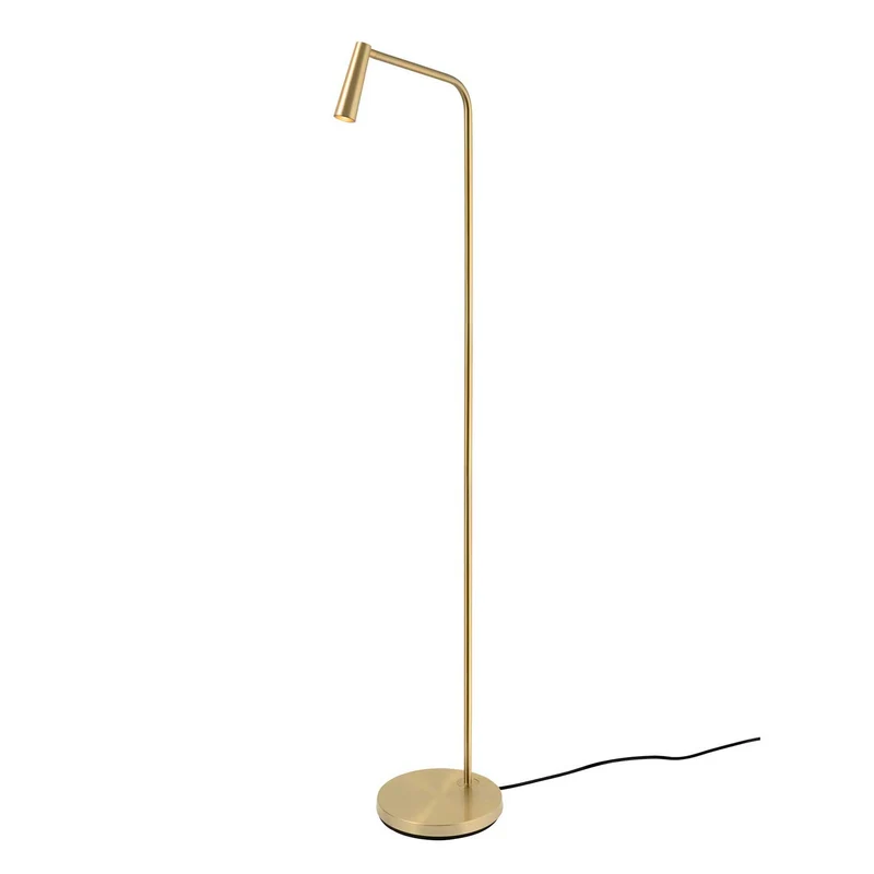 Gamma - Lampadaire LED en acier et aluminium, style minimaliste