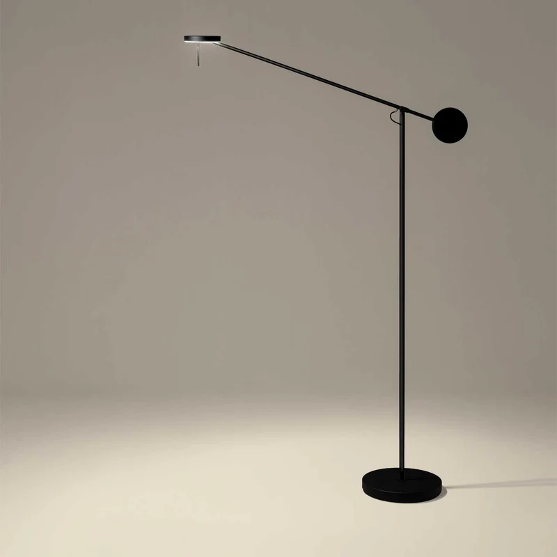 Invisible - Lampadaire LED en acier et aluminium, style minimaliste