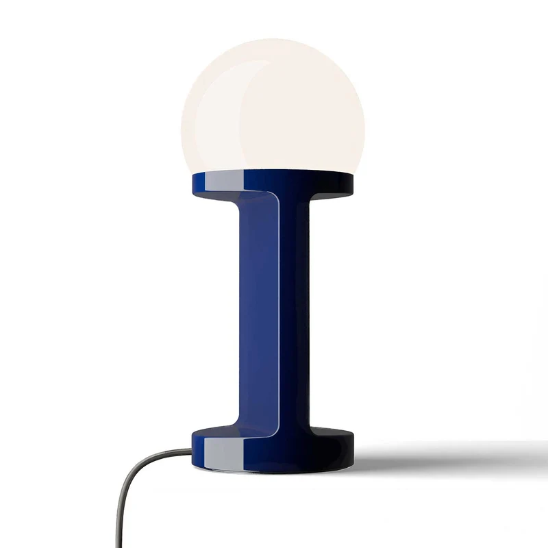 Habea - Lampe à poser en céramique, style éclectique, H 22,5 ou 37 cm