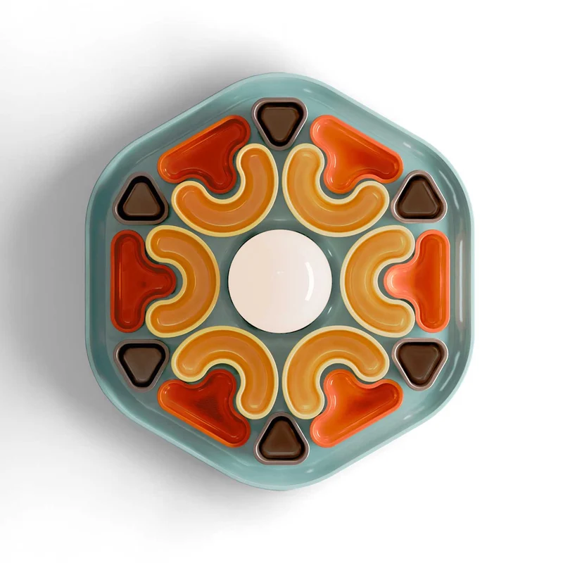 Phytia - Applique murale en céramique, style éclectique, H 40 cm