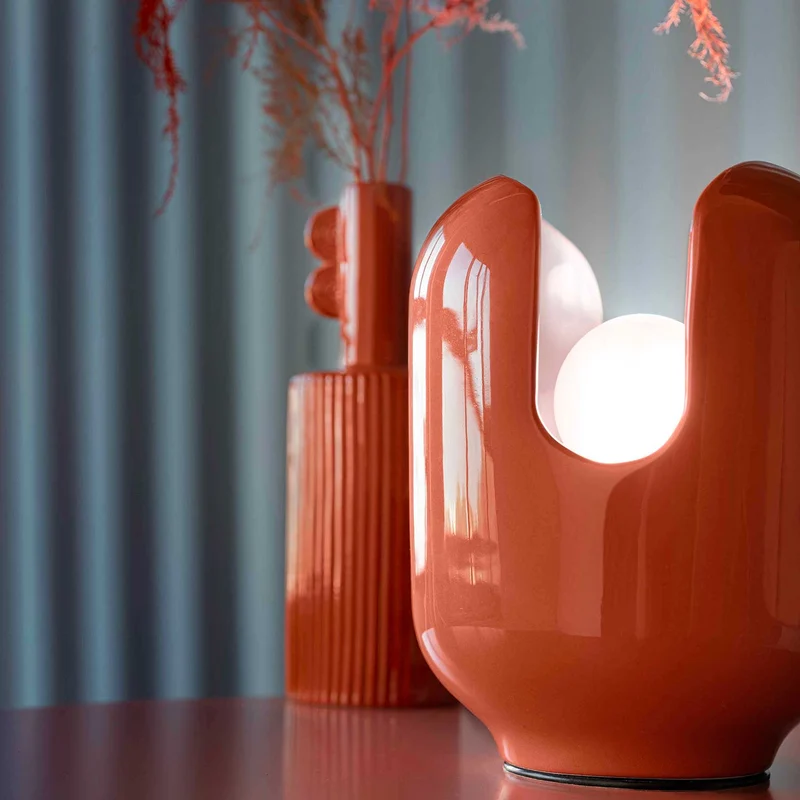 Batucada - Lampe à poser en céramique, style éclectique