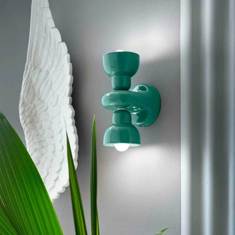 Berimbau - Applique murale en céramique, style éclectique