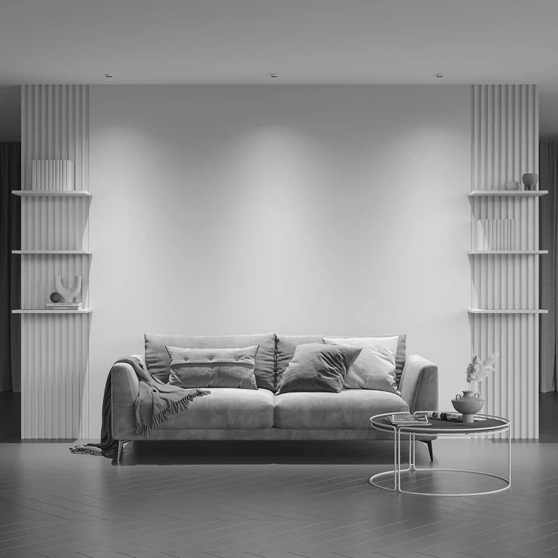 Hidden - Spot LED rétractable en acier, style contemporain