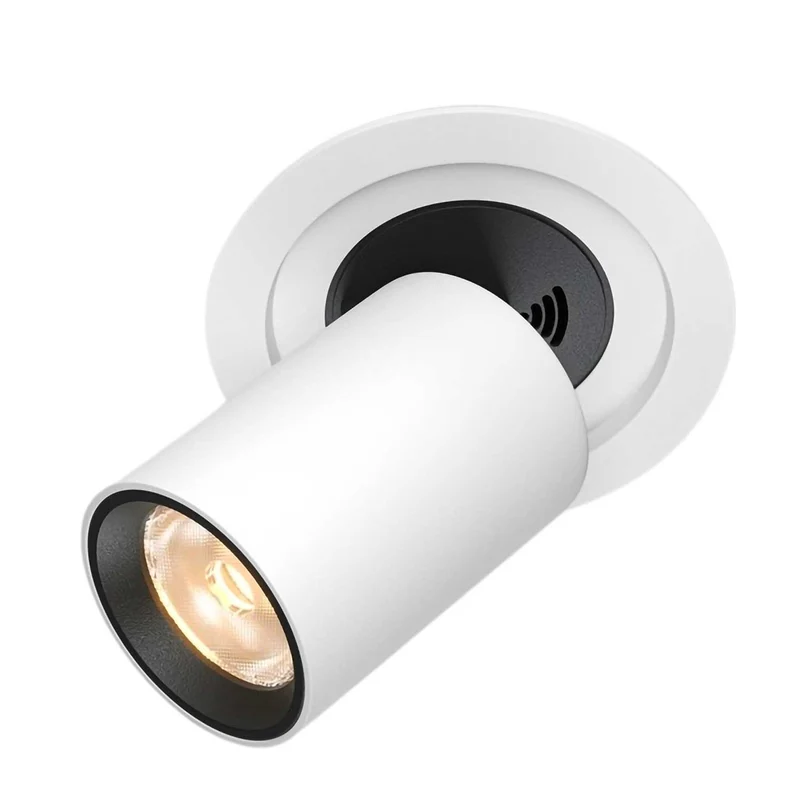Hidden - Spot LED rétractable en acier, style contemporain