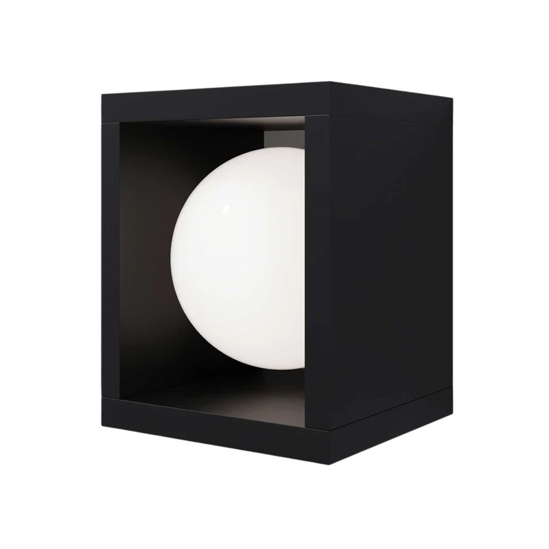 Slate - Applique murale LED décorative en acier et verre, style contemporain