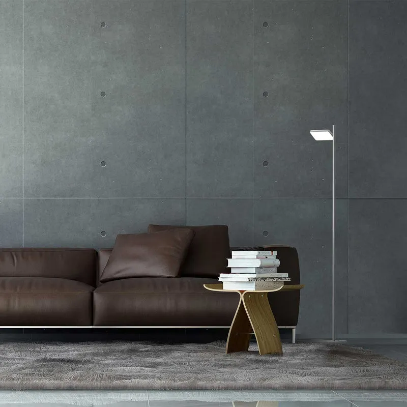 Talia - Lampadaire LED de bureau orientable en acier, style contemporain