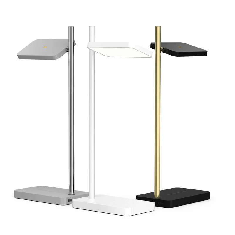 Talia - Lampe à poser de bureau anti-éblouissement en acier, style contemporain