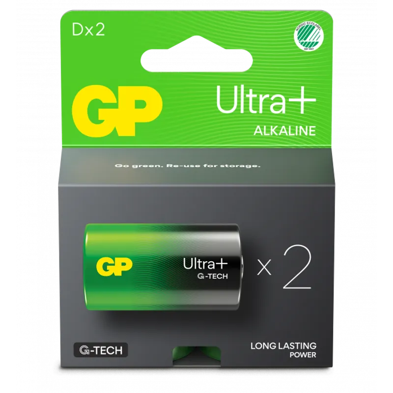 Batterie GP Ultra Plus Alcaline Mezza torcia C: 13 AUP/LR20 Confezone da 2 batterie