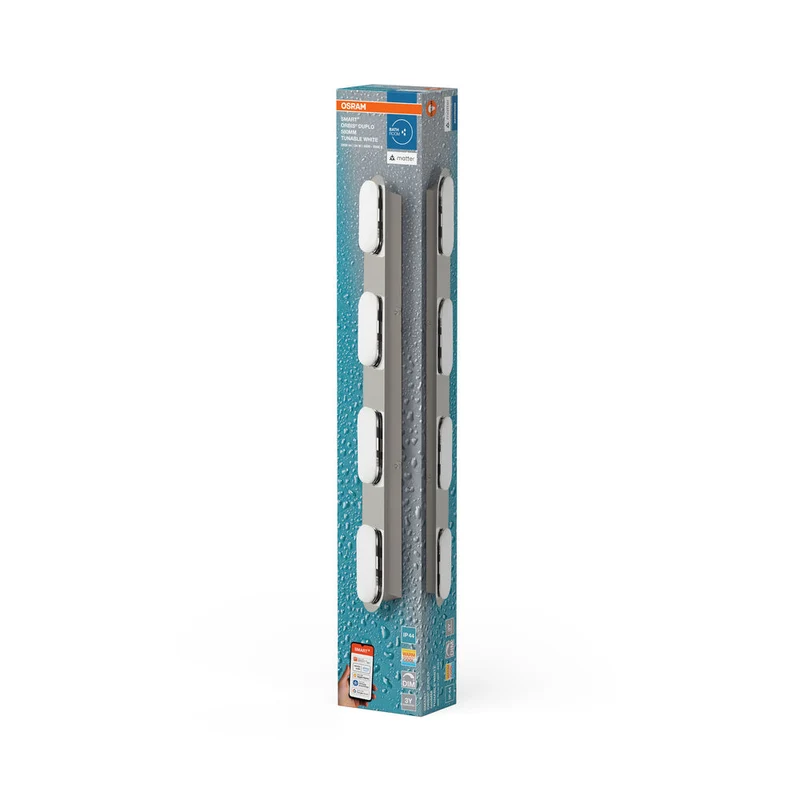 OSRAM Matter SMART+ ORBIS DUPLO LED Applique da bagno 58cm Bianco regolabile 27W / 3000-6500K