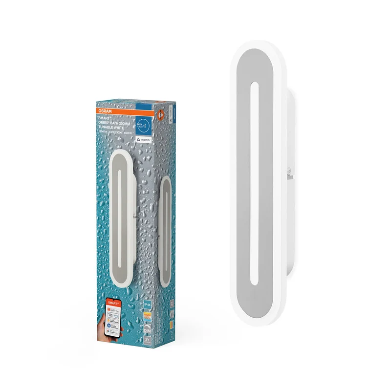 OSRAM Matter SMART+ ORBIS LED Bagno Applique 30cm Regolabile Bianco 13W / 3000-6500K bianco