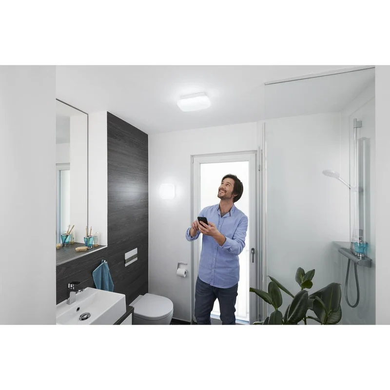 OSRAM Matter SMART+ ORBIS LED AQUA Lampada da soffitto per bagno 20x20cm Bianco regolabile 12W / 3000-6500K