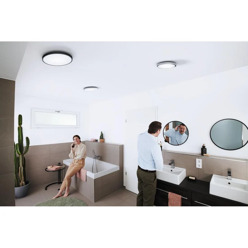 OSRAM Matter SMART+ ORBIS DISC LED Lampada da soffitto per bagno 40cm Bianco regolabile 25W / 3000-6500K