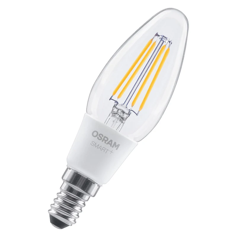 OSRAM Matter SMART+ Lampada a forma di candela dimmerabile 4W / 2700K Bianco caldo E14