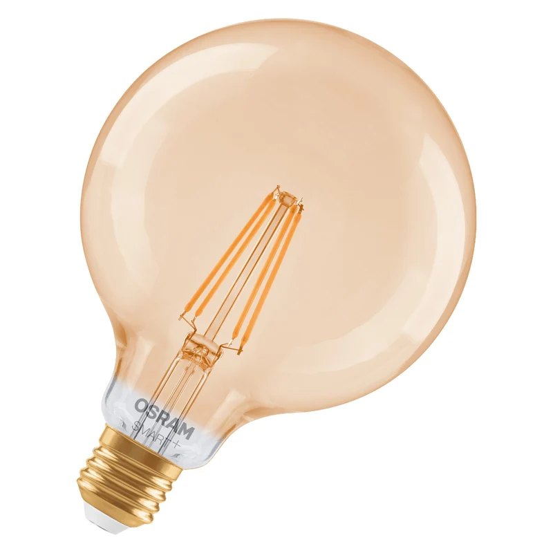 OSRAM Matter SMART+ Globo125 LED Lampada dimmerabile (ex 53W) 6W / 2400K Bianco caldo E27
