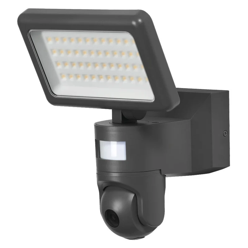 OSRAM Wifi SMART+ FARETTO DA GIARDINO CON TELECAMERA HD Sensore 23W / 3000K Bianco caldo