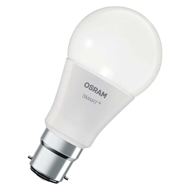 OSRAM Smart+ lampada con tecnologia ZigBee, 9W, A60, opaca, colore luce RGBW regolabile, 806lm, attacco B22D