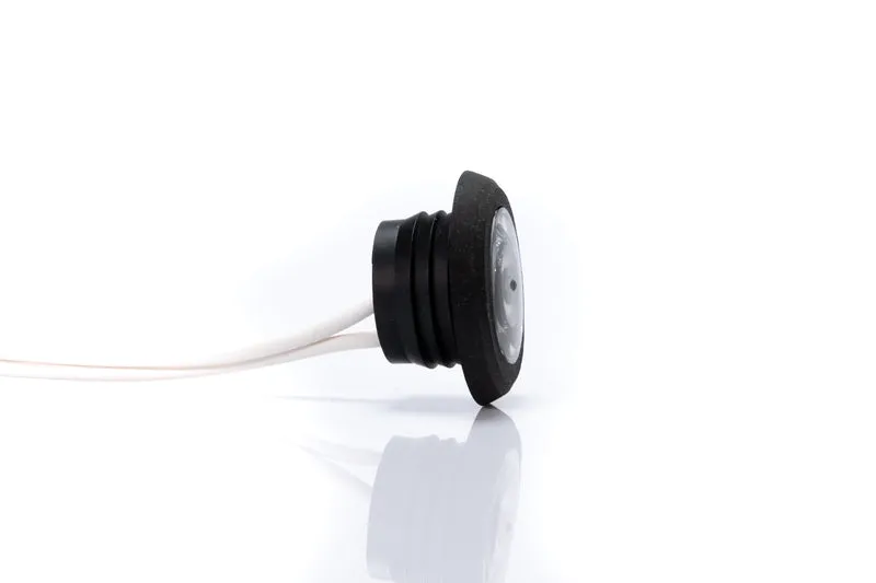 Lampada di indicatore rotonda a LED Bulls Eye con guarnizione piatta e curva