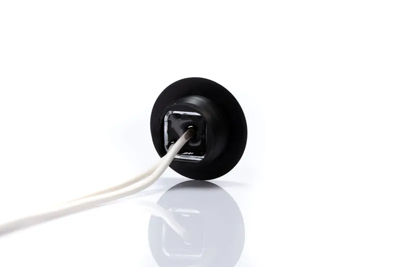 Lampada di indicatore rotonda a LED Bulls Eye con guarnizione piatta e curva